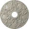 Ekena Millwork Norwich Ceiling Medallion (Canopies up to 4 1/2"), 18"OD x 3 1/2"ID x 1 3/8"P, Pot of Cream Crackle CM18NOPCC - alternate 1